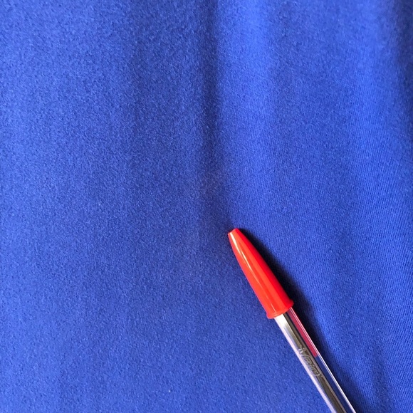 Catherines Women Maxi Dress size 1XWP Sleeveless V-Neck Blue Jersey knit Summer - Picture 14 of 16